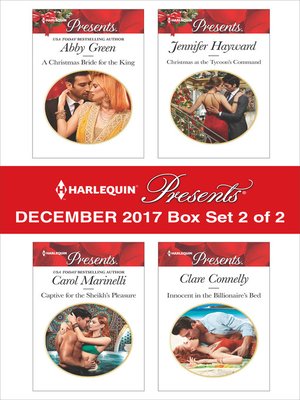 cover image of Harlequin Presents December 2017--Box Set 2 of 2